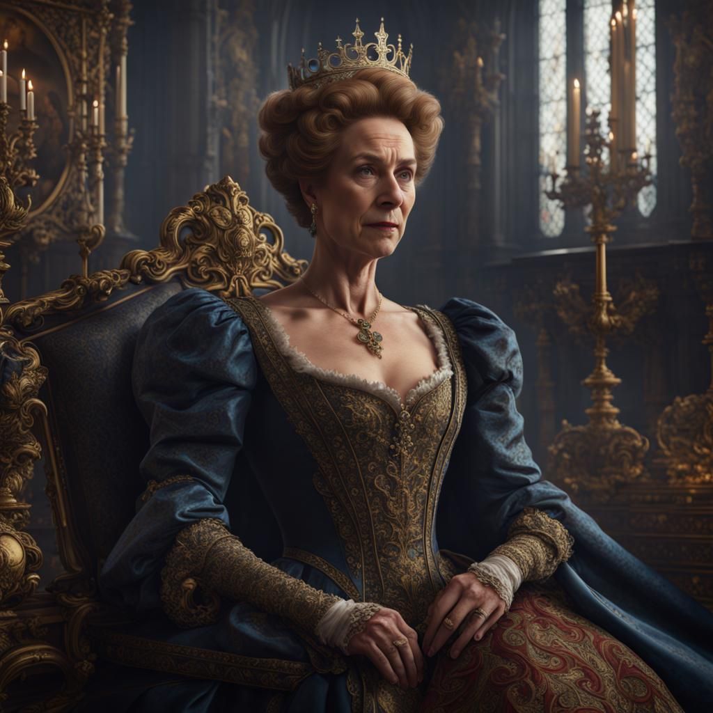 Queen Catherine of Windsor: Fantasy Concept Art