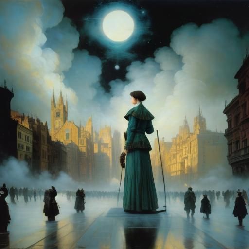 Surrealist Oil Painting: Returneth You Must