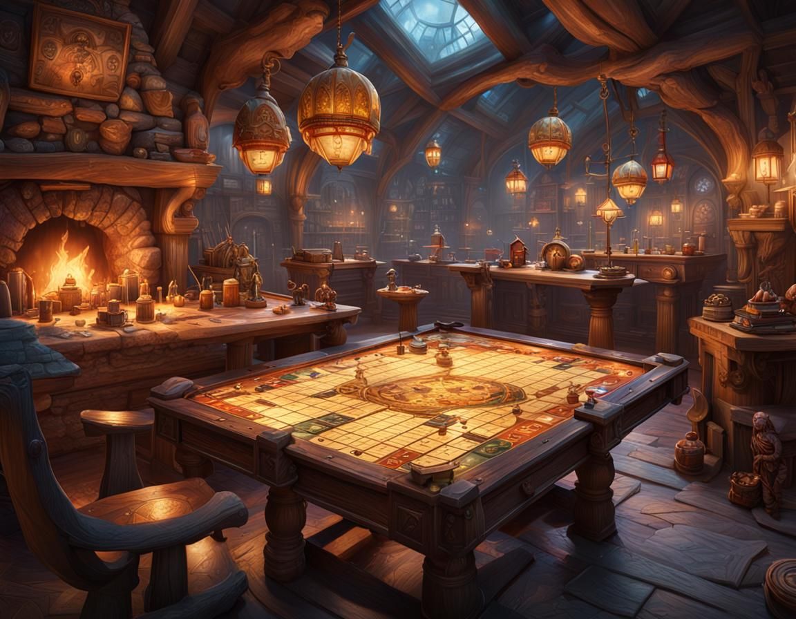 Board Game Worlds: Epic Digital Painting