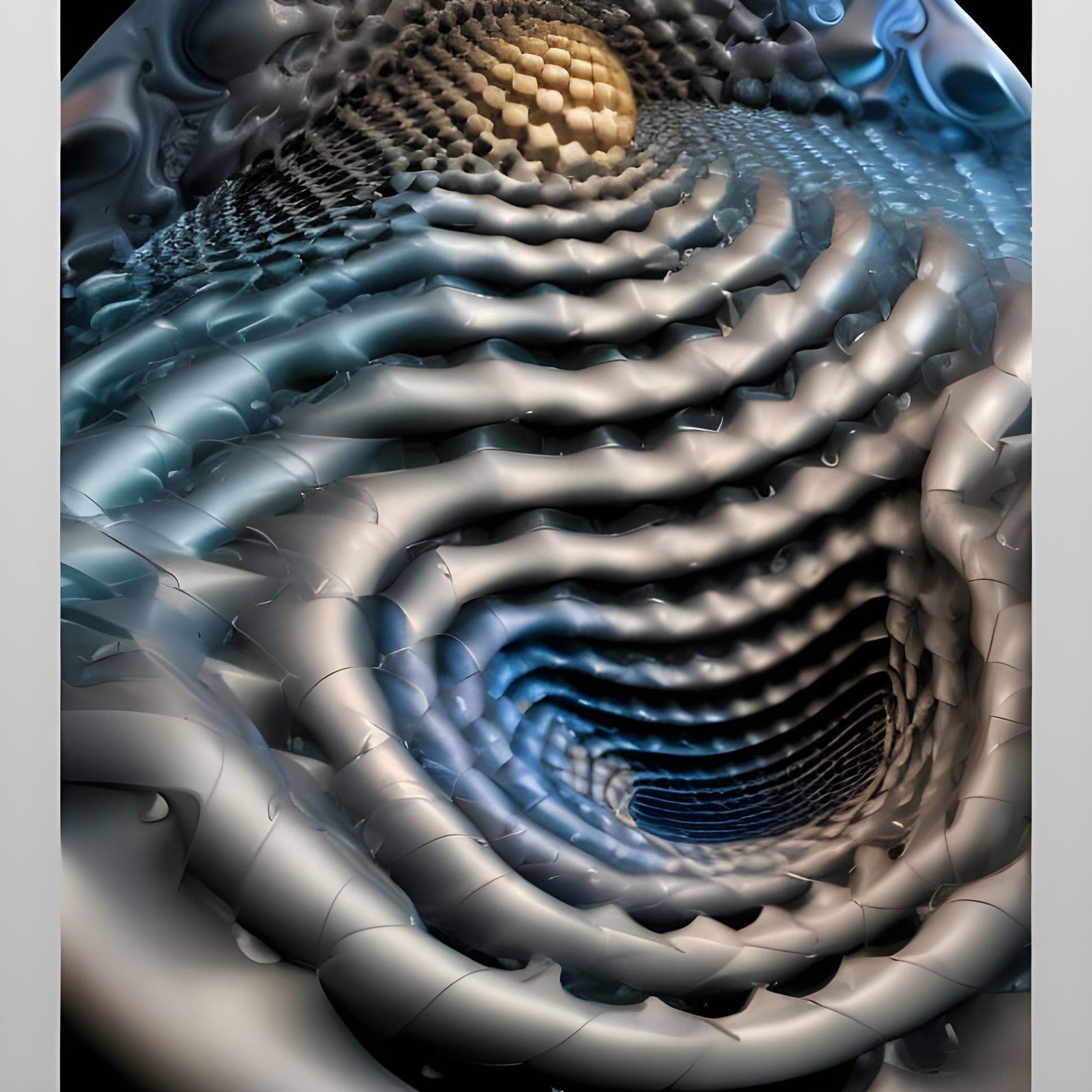 Hyperdetailed Fractal Art in Photorealistic Style