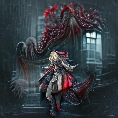 Bloodborne Game Logo in Gothic Style