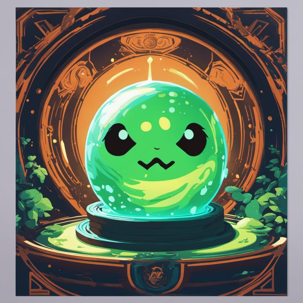 Luminescent Slime in Breath of the Wild Style