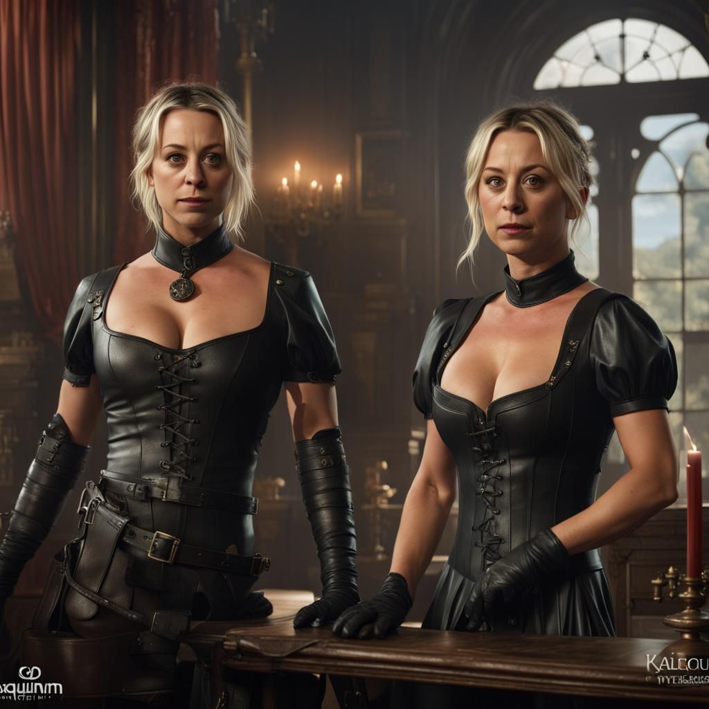 Kaley Cuoco as Mistress in Detailed Matte Painting
