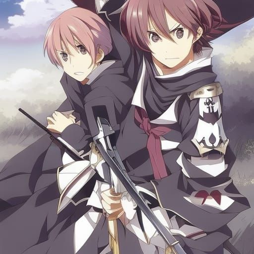 Anime Pirates Hideout: Manga Style Scene