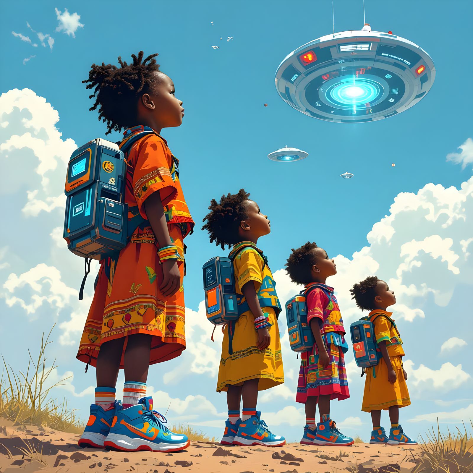 Children of Tomorrow: African Futurism in Digital Art