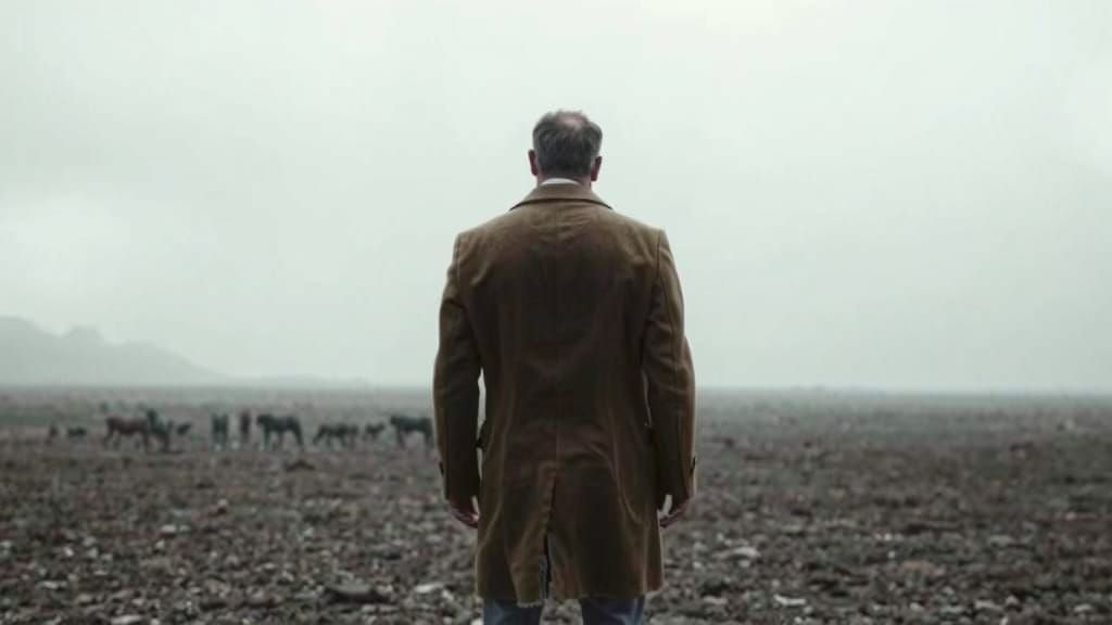 A Lonely Outcast in a Barren, Grey Landscape