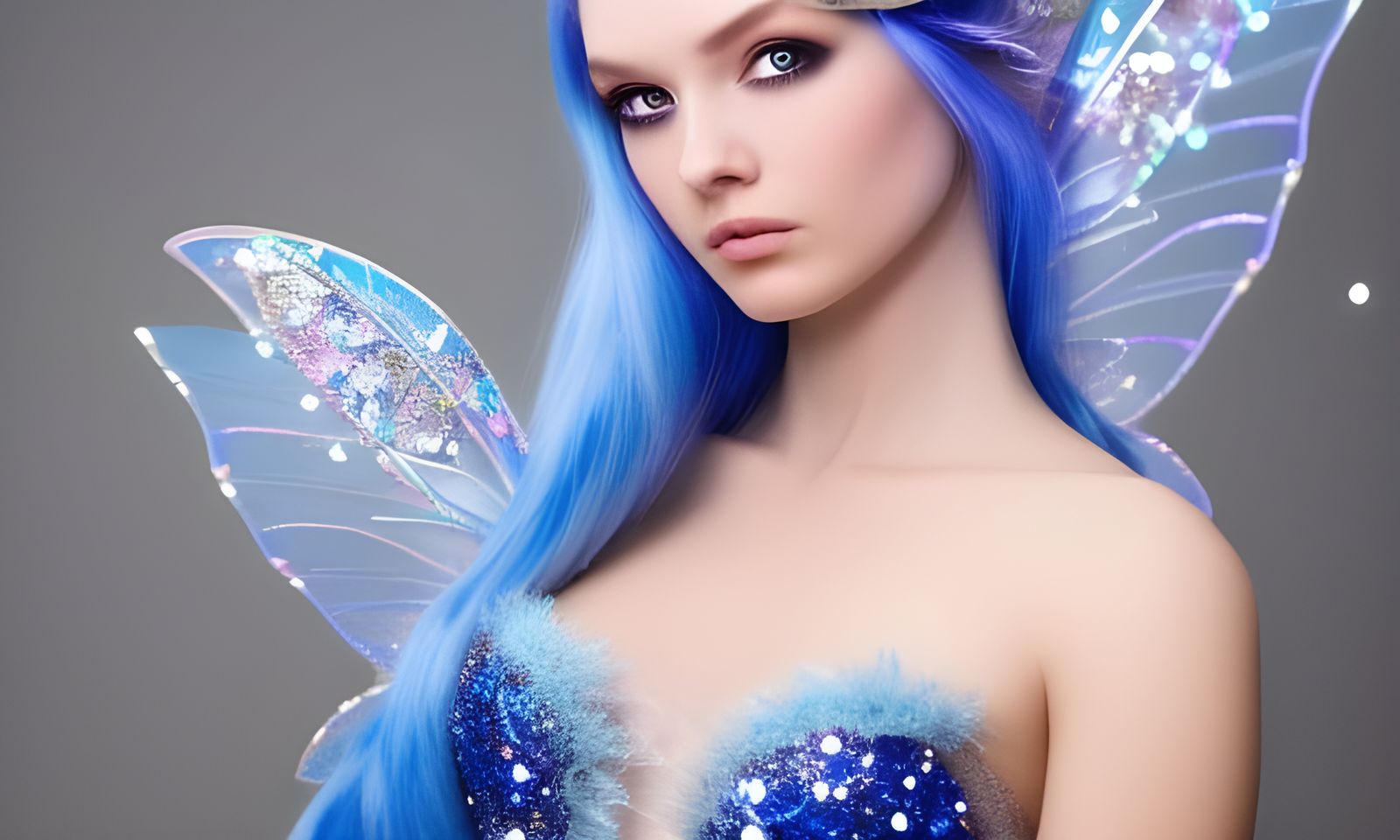 Crystalline Fairy Queen Digital Art