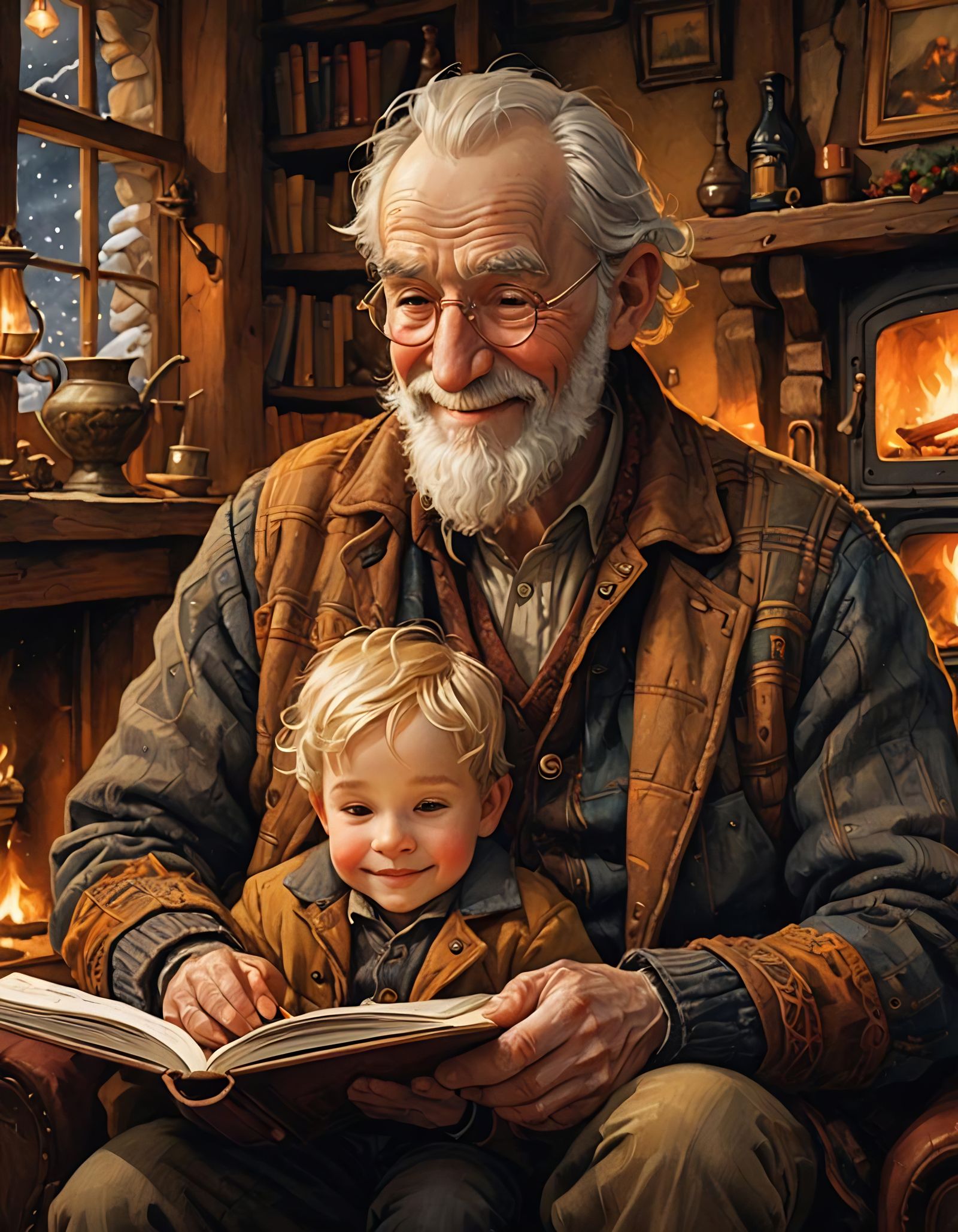 "There is no grandfather who does not adore his grandchildre...