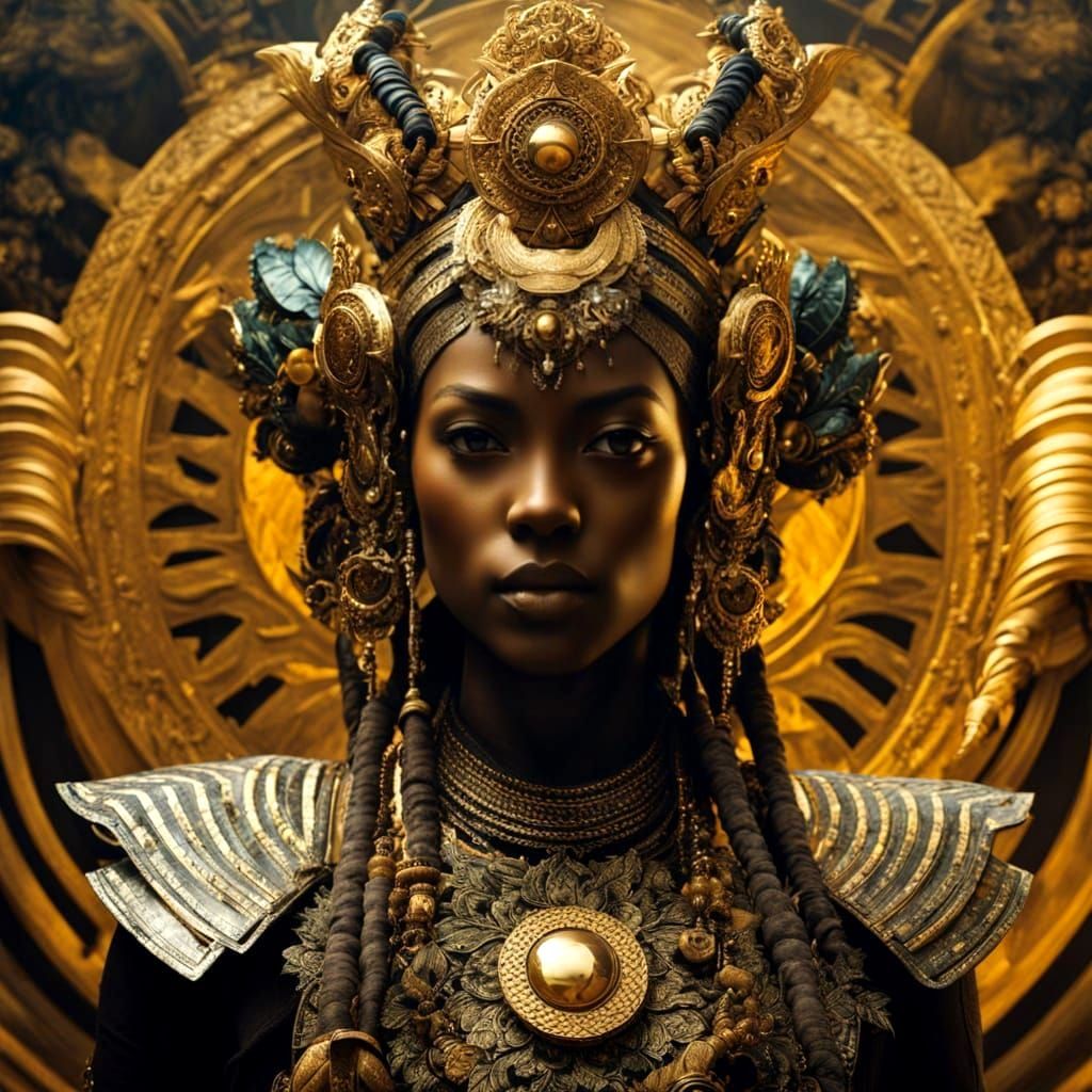 Rakshasa Splendor in Baroque Action Art