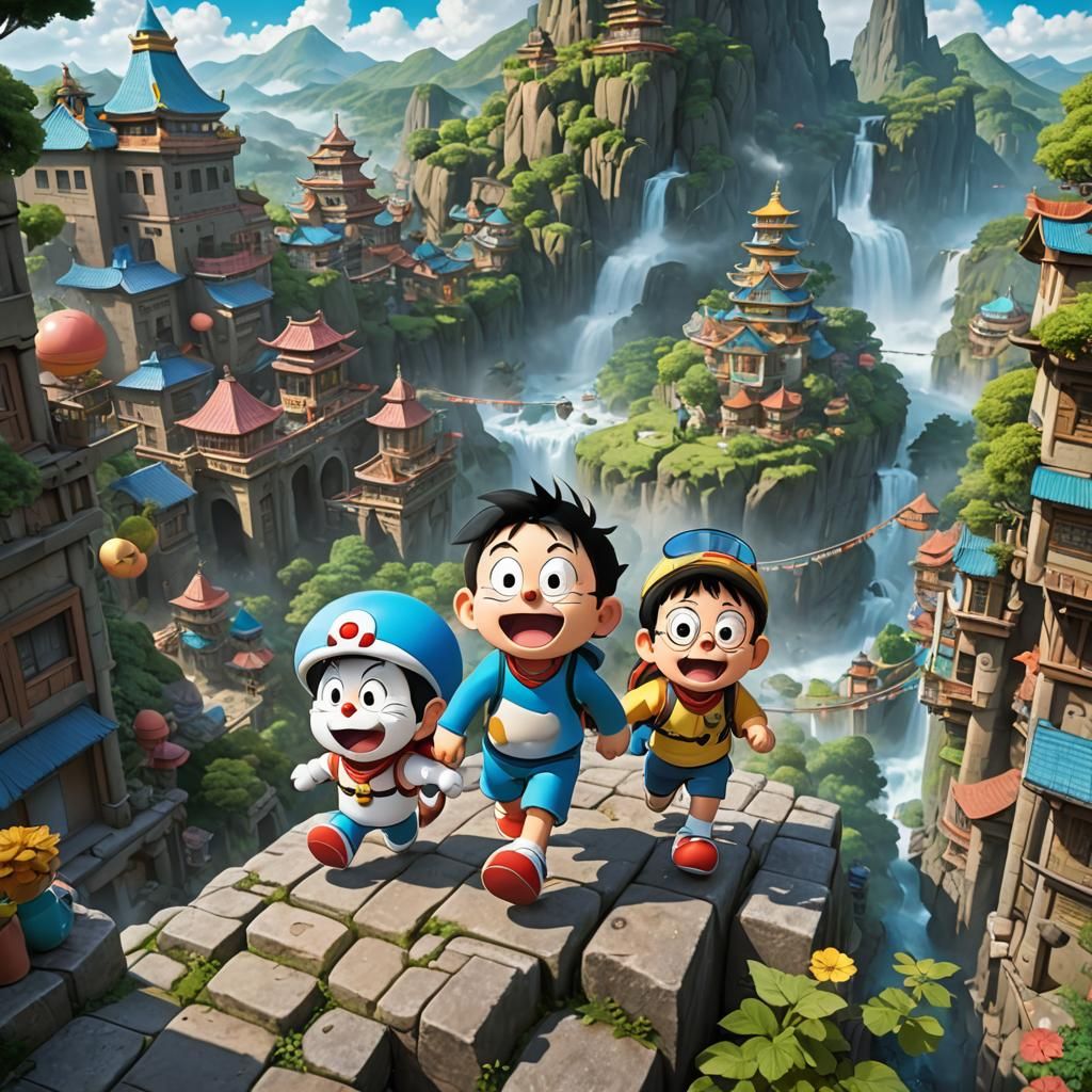 Doraemon and Nobita's World Adventure: Fantasy Concept Art