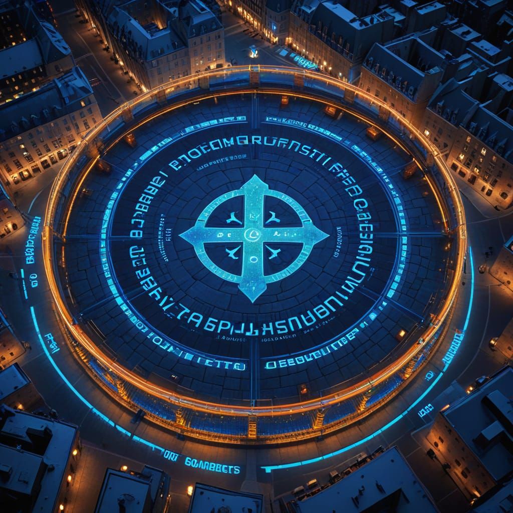 Cyberpunk Quebec City: A Futuristic Heritage Enclave