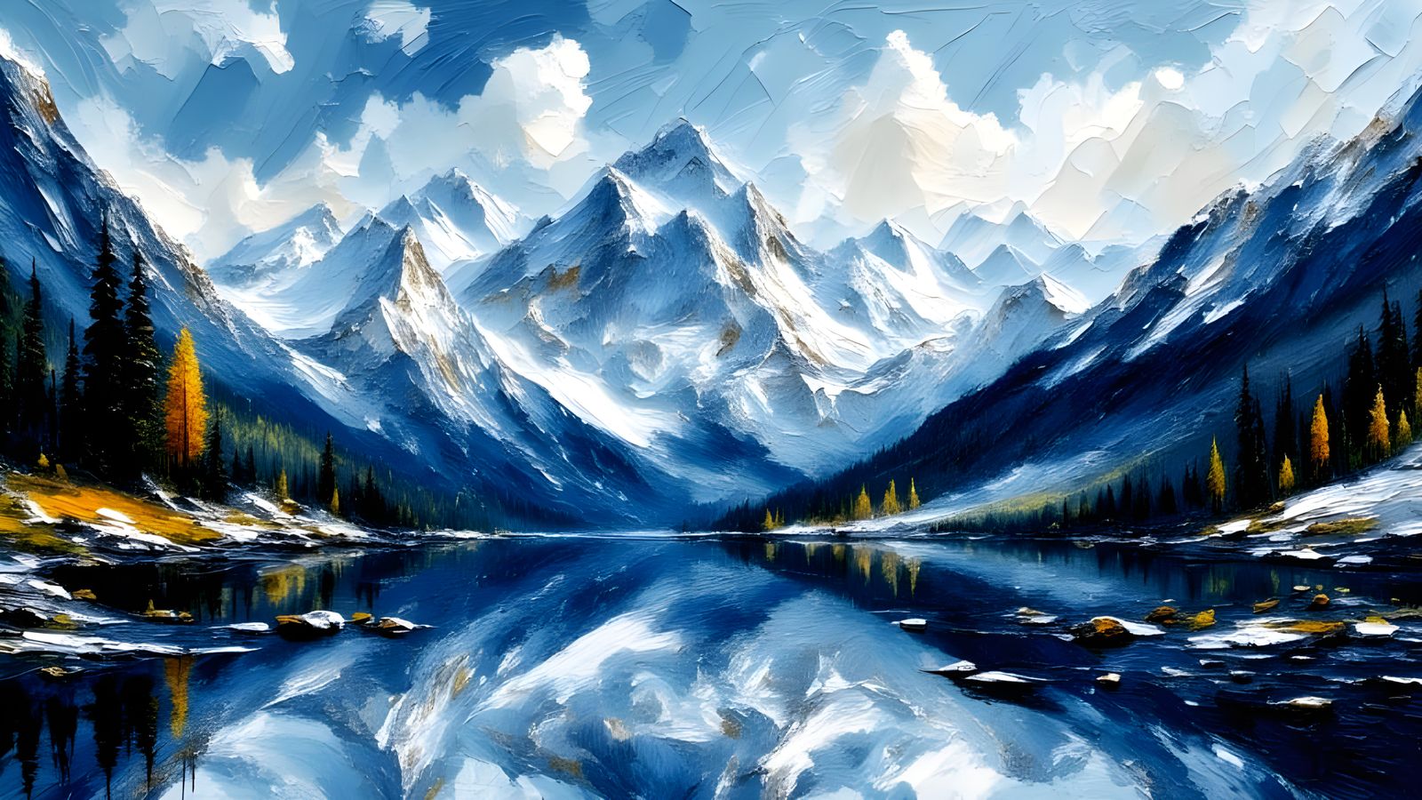 Reflections in the Swiss Alps