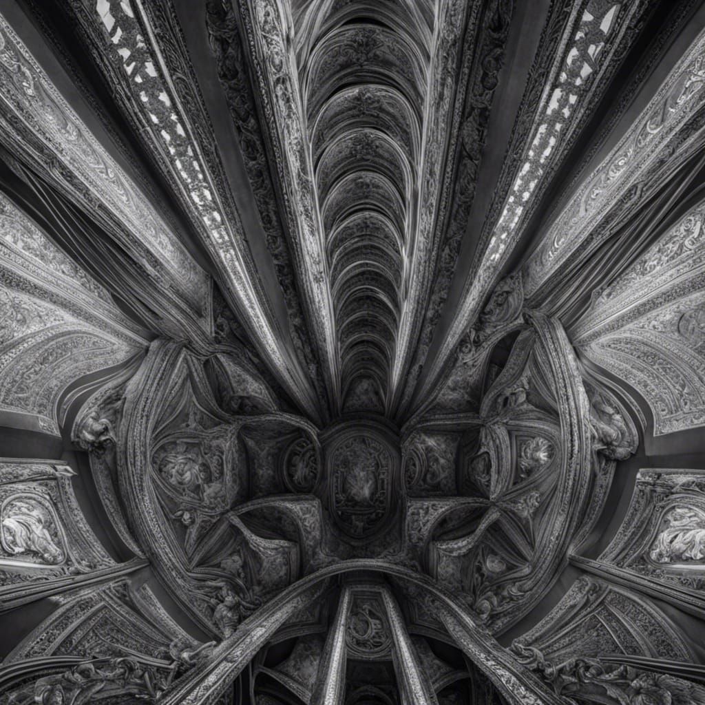 Ethereal Angel Apparition in Infrared Photography