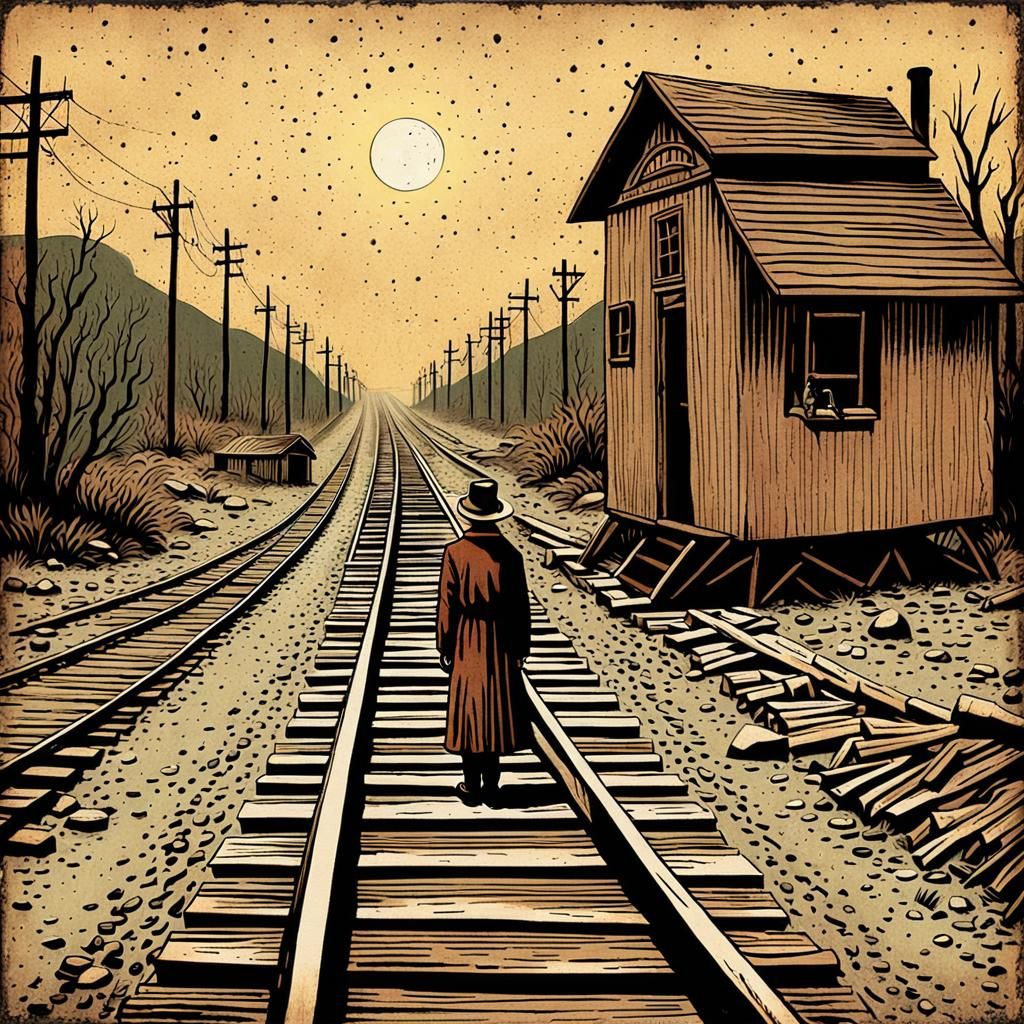 I was born in Dixie in a boomer's shack
Just a little shanty...