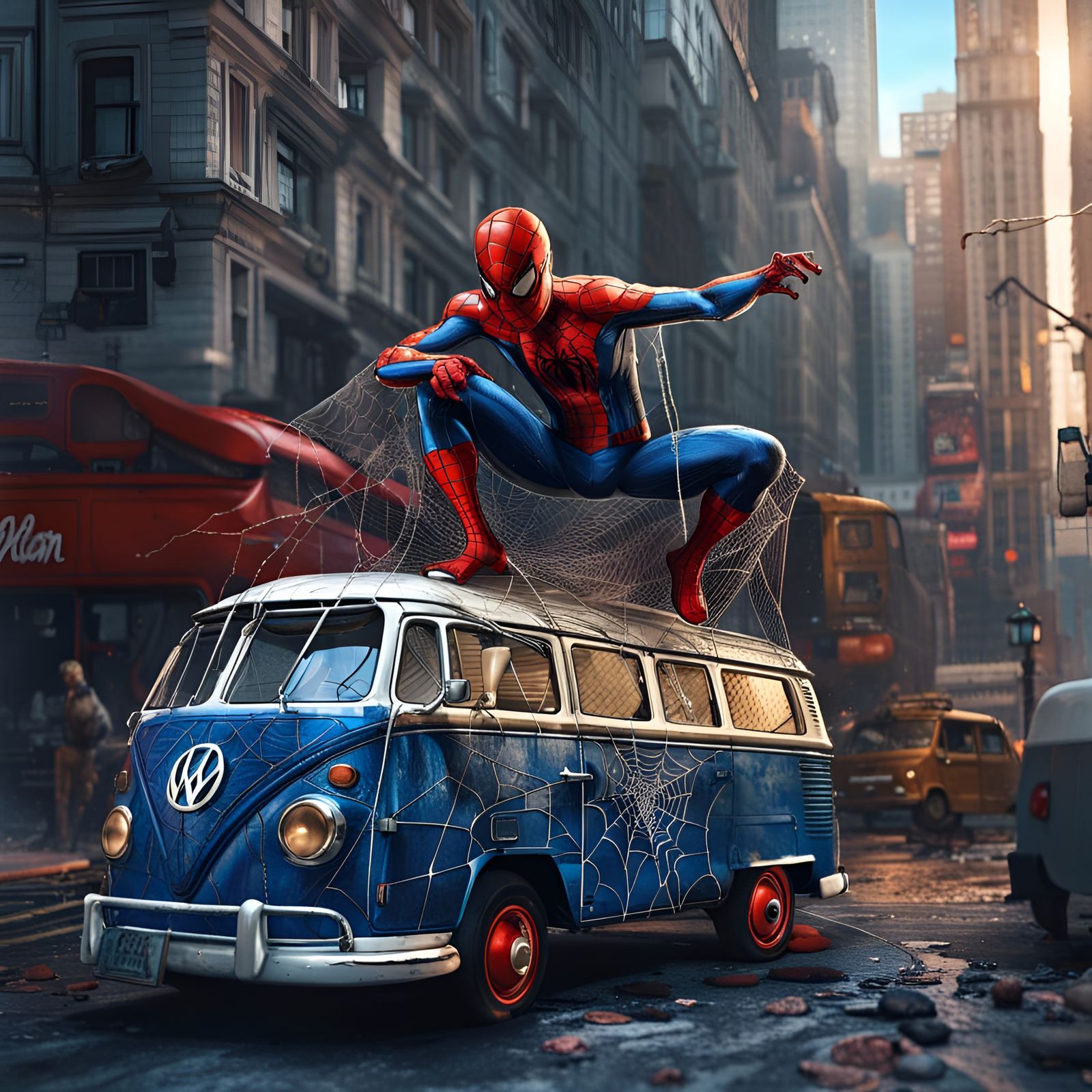 Spiderman™©® Camper Van, Masterplayer, unofficial #1
