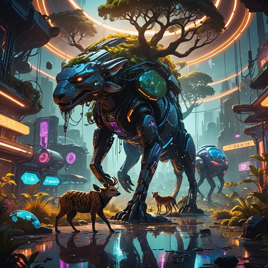 Earth 2066: A Futuristic Fantasy Concept Art