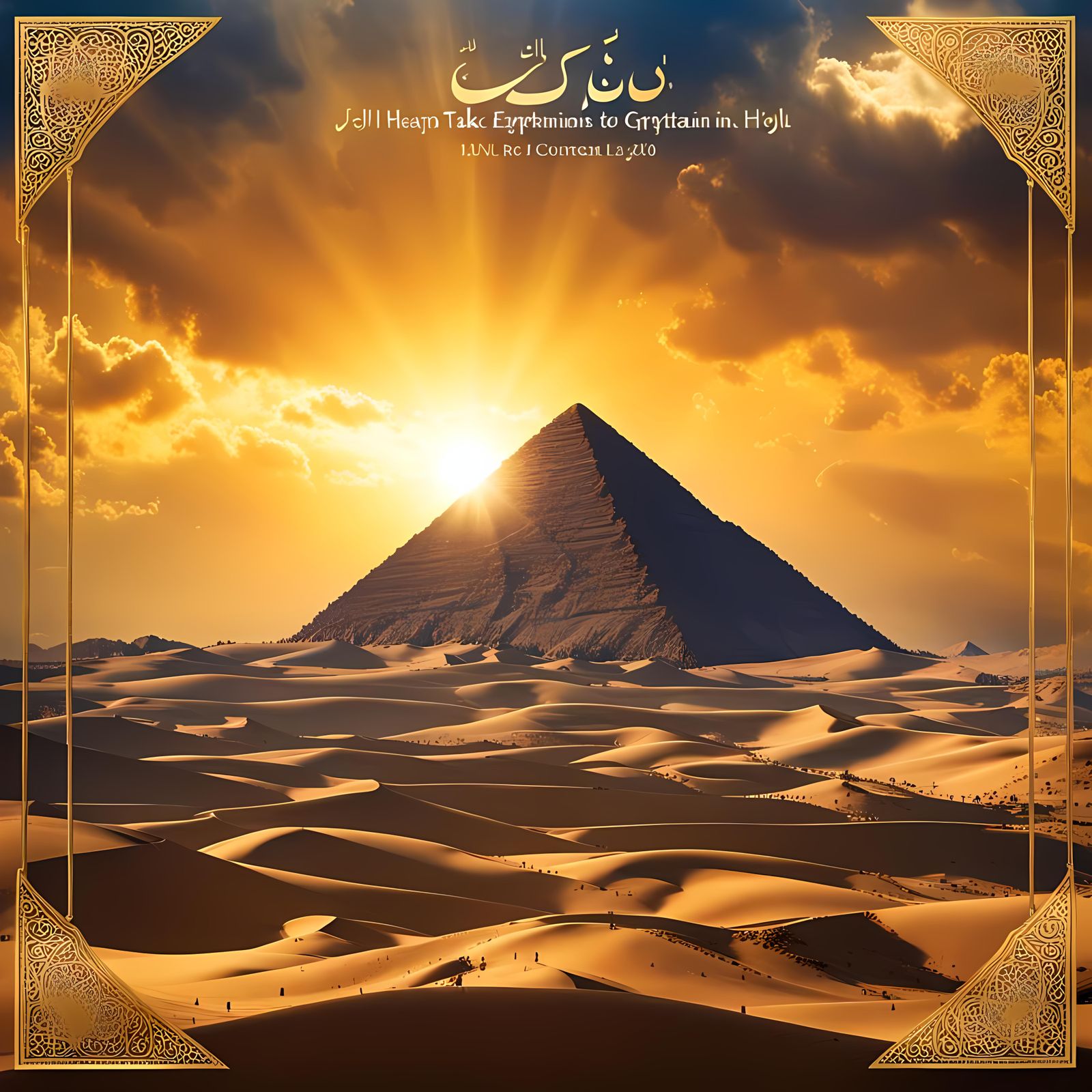Egyptian Arabic Course Book Cover: Divine Sunshine