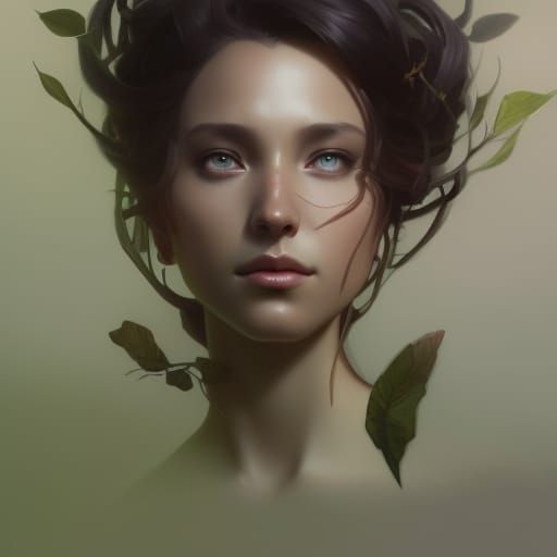 Four Seasons Tree in Hyperdetailed Digital Art