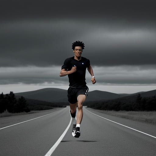 Endless Runner in a Vast, Open Landscape