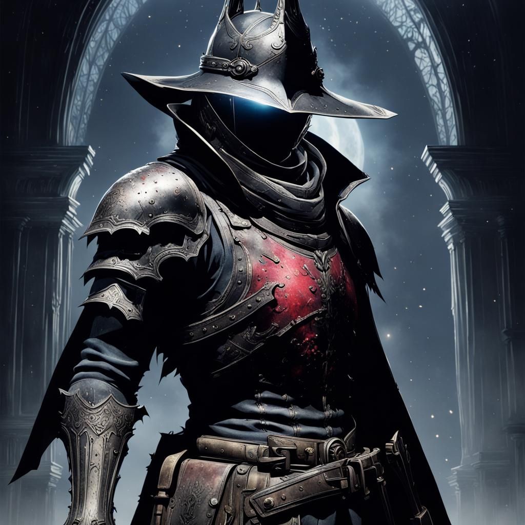 Galaxy Knight in Futuristic Armor