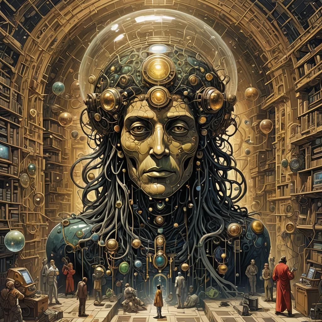 Cybernetic Hero Amidst Multiverse Weirdness