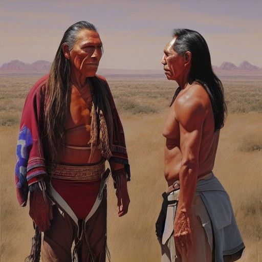 Wes Studi's Magua Obsession: An Oil Painting