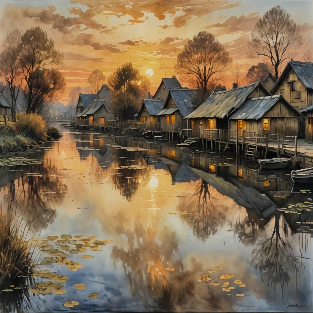 Impressionist oil painting