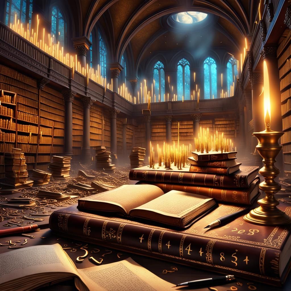 Mystical Library: Treasure Hoard of Words and Books