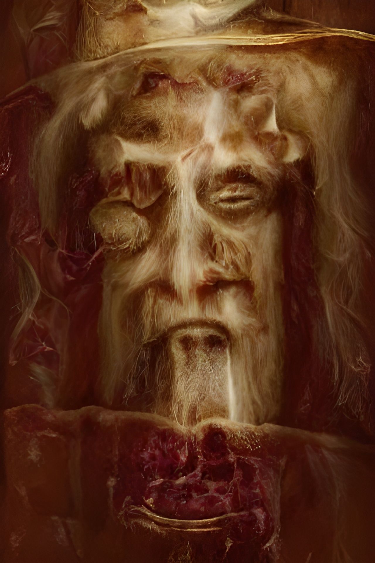 Shroud of Turin: Stained Image of Christ
