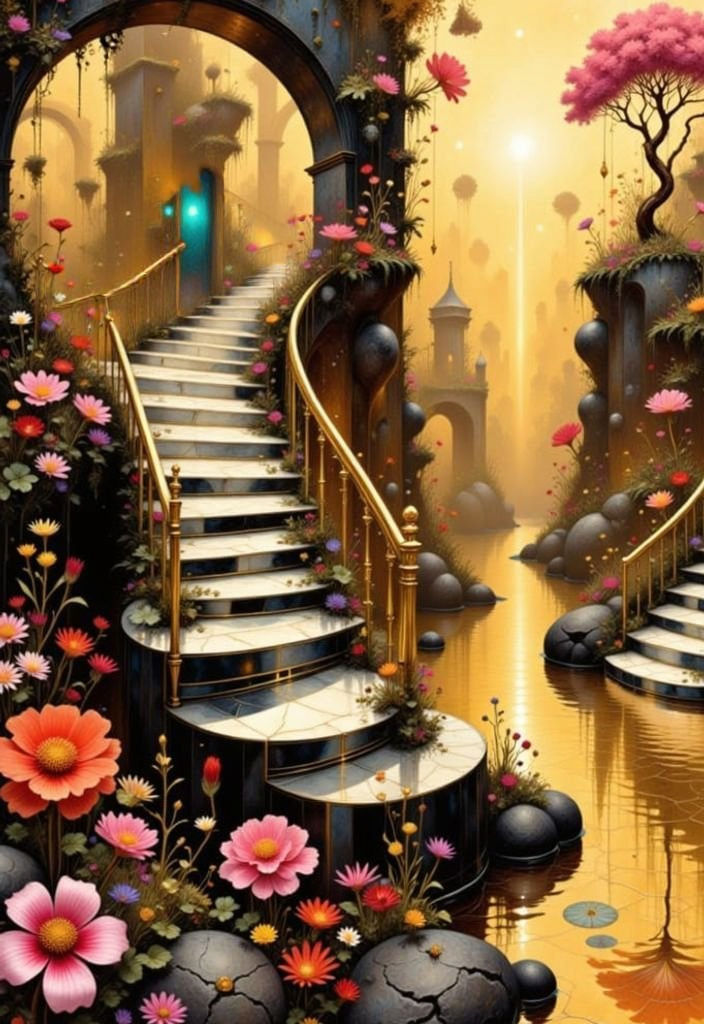 <lora:SOS SURREAL ZDZIBEKS:1.0> 
<lora:SOS CHAOS ALL WRONG:1.0>
<lora:S DREAM LIMEPINKPLUS:1.0>
❌>>A>>#UNTITLED VII.<<❌