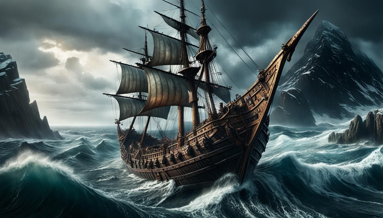 The Witcher Galleon Ship in Wild Seas