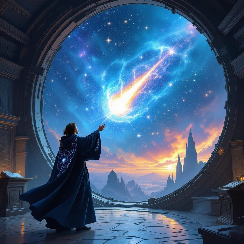 Wizard Captures Rogue Comet in High-Tech Observatory