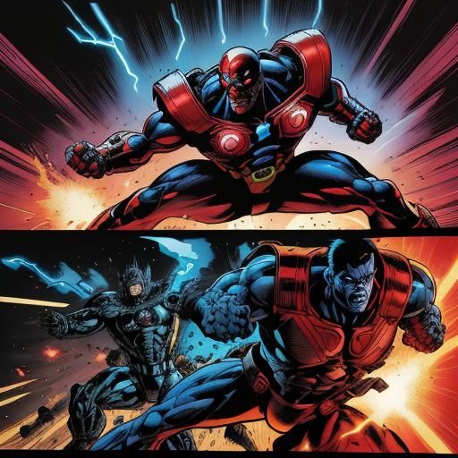 X-Men and Micronauts Confront Dog Soldiers