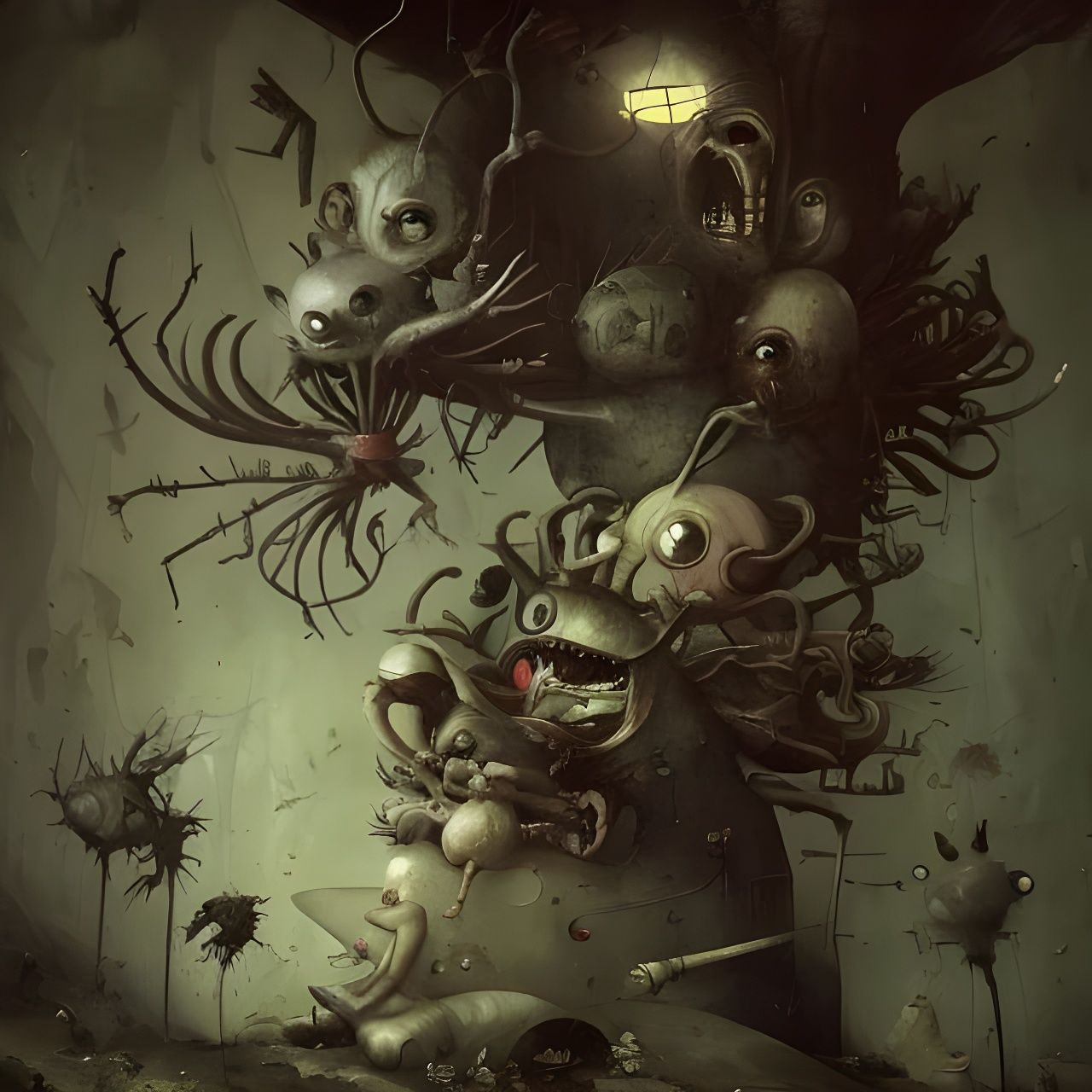 Aaahh!!! Real Monsters in Renaissance Painting Style