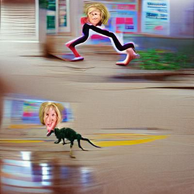 Image of a Person Named Sue Running