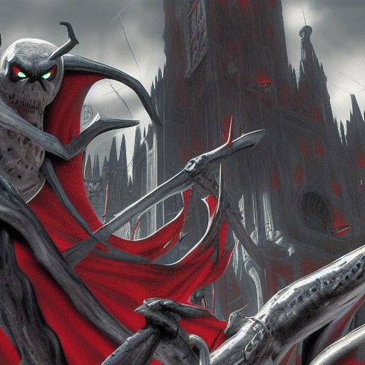 Detailed Matte Painting of Spawn