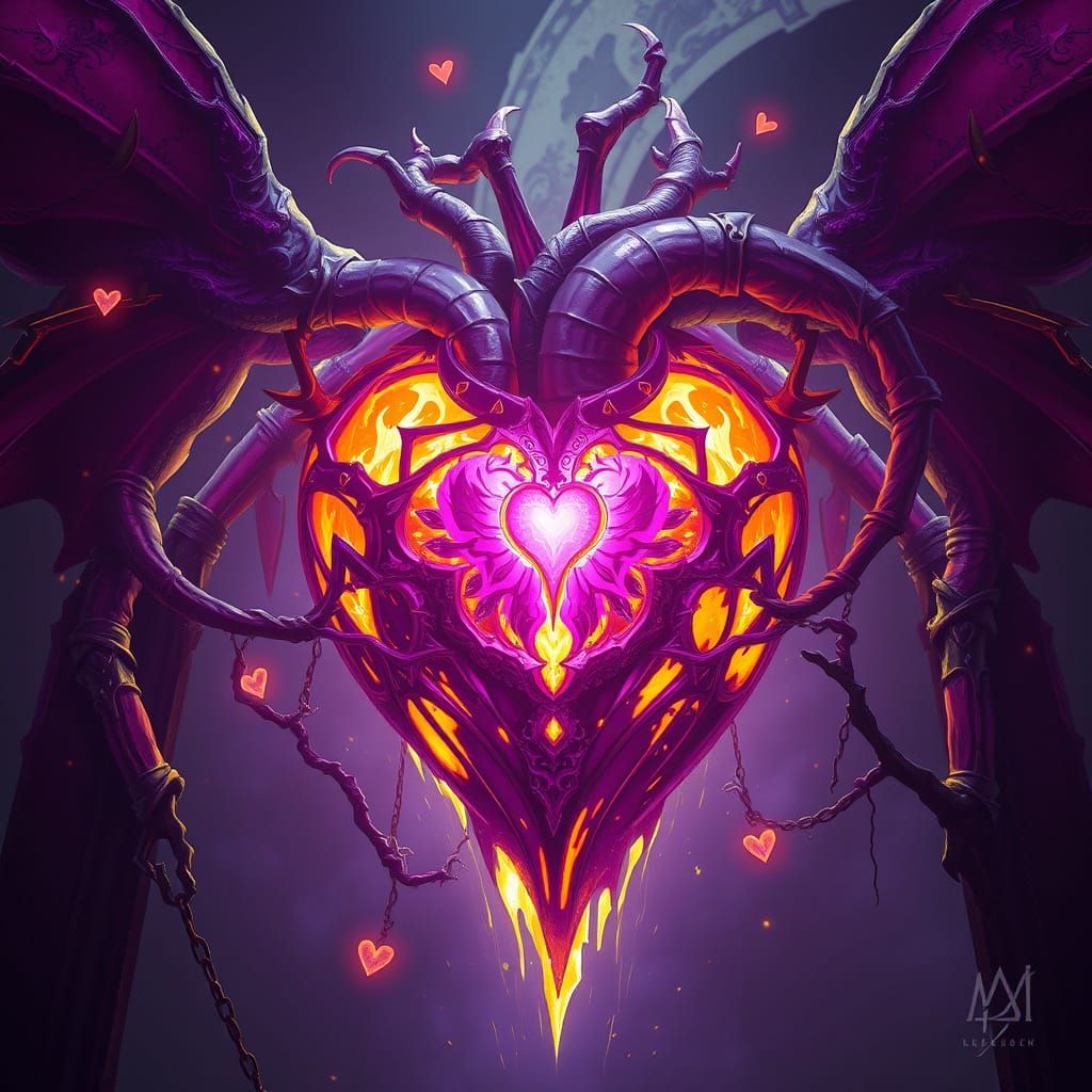 Haunted Heart Dark Fantasy Art