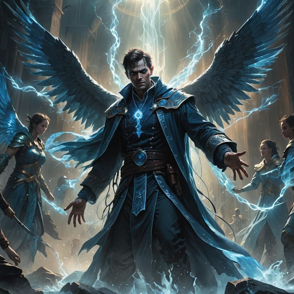 Exorcist and Angelic Warriors in a Dark Fantasy