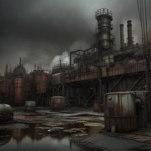 Atmospheric Industrial Landscape at Pick Mine