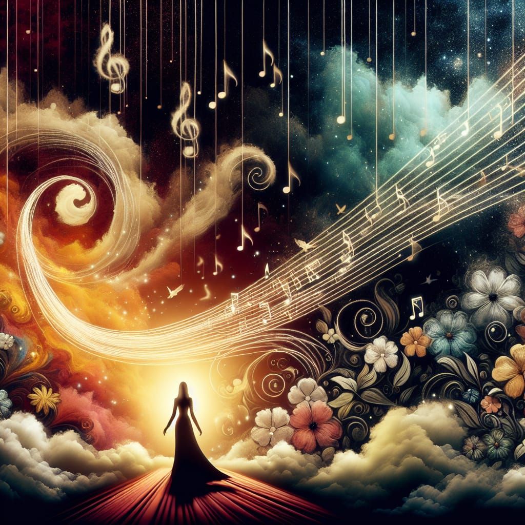 Ethereal Spirit Ascends in Whimsical Cinematic Landscape