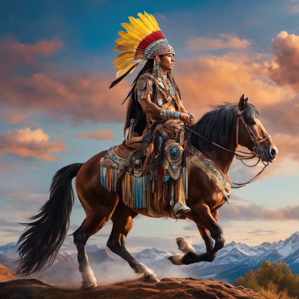 Native on Horse