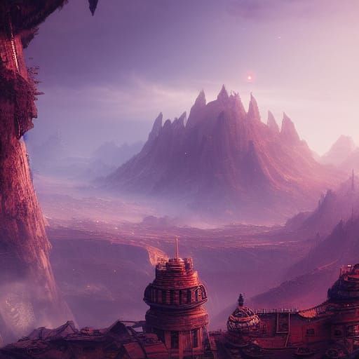 Futuristic Year 2050 Fantasy Concept Art