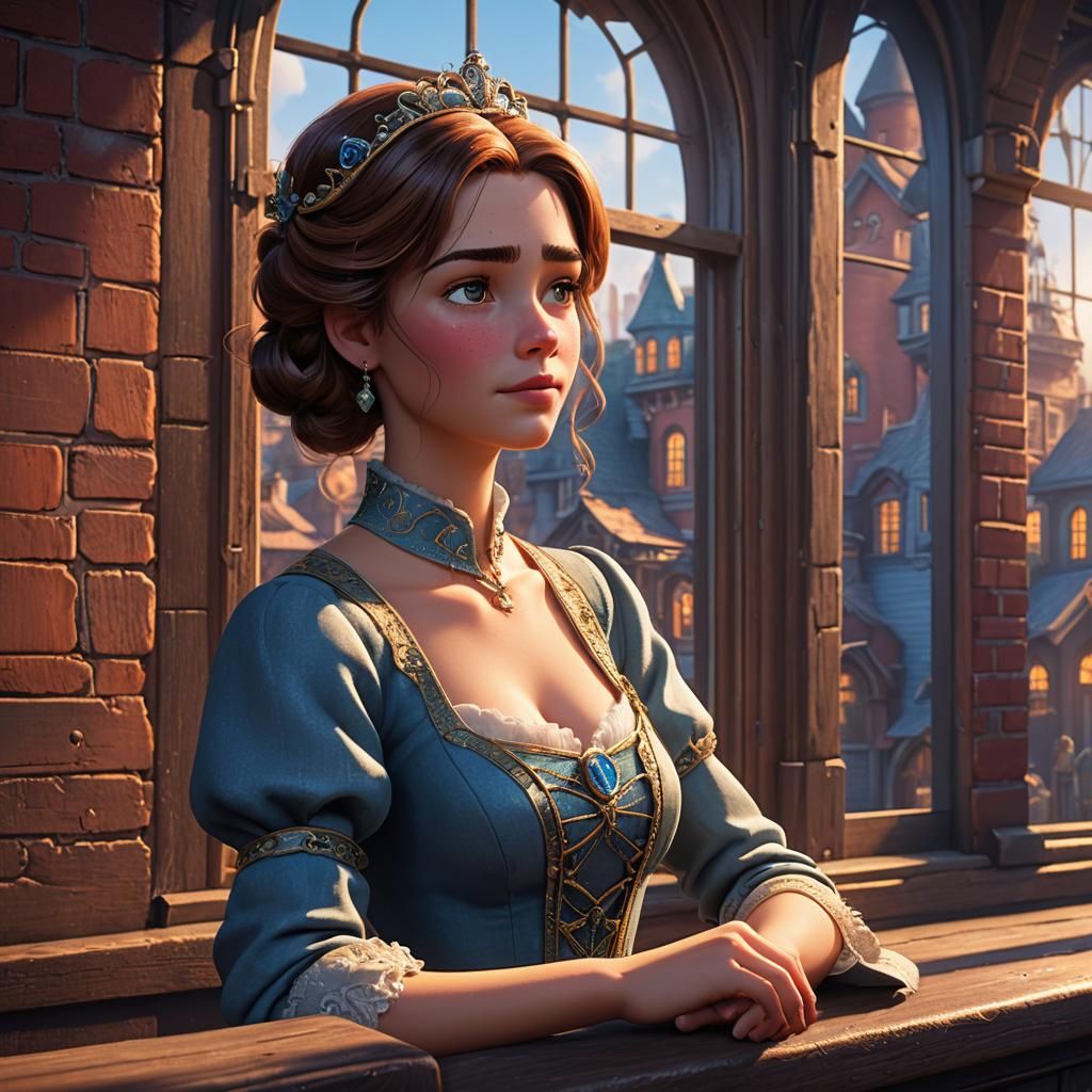 Anastasia and Jim Hawkins: 3D Digital Art