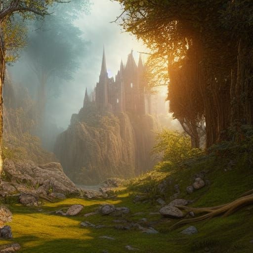 Fantastical Narnia Concept Art in Deep Color