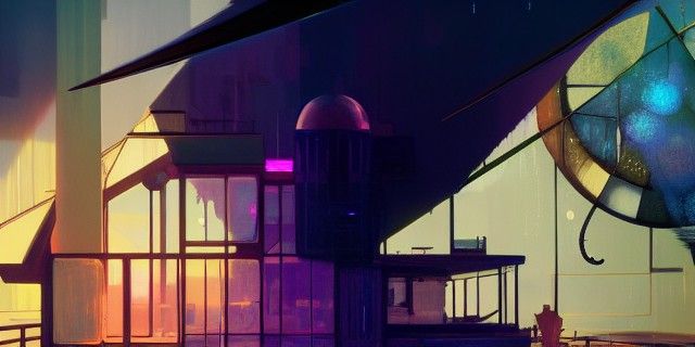 Surreal Hive Black Hole Labyrinth in Impasto Style