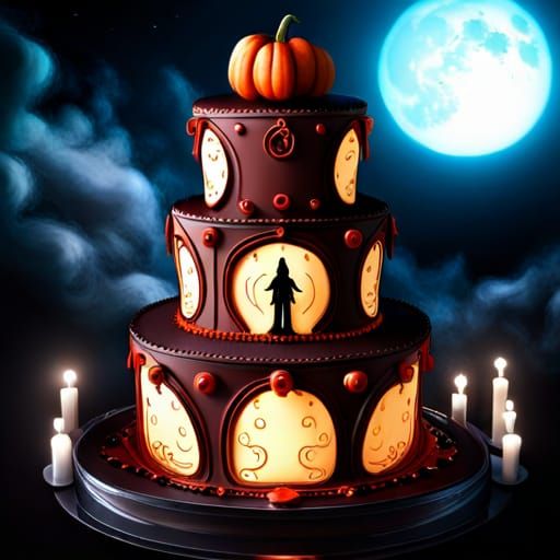Halloween Wedding Cake: Dark Fantasy Masterpiece