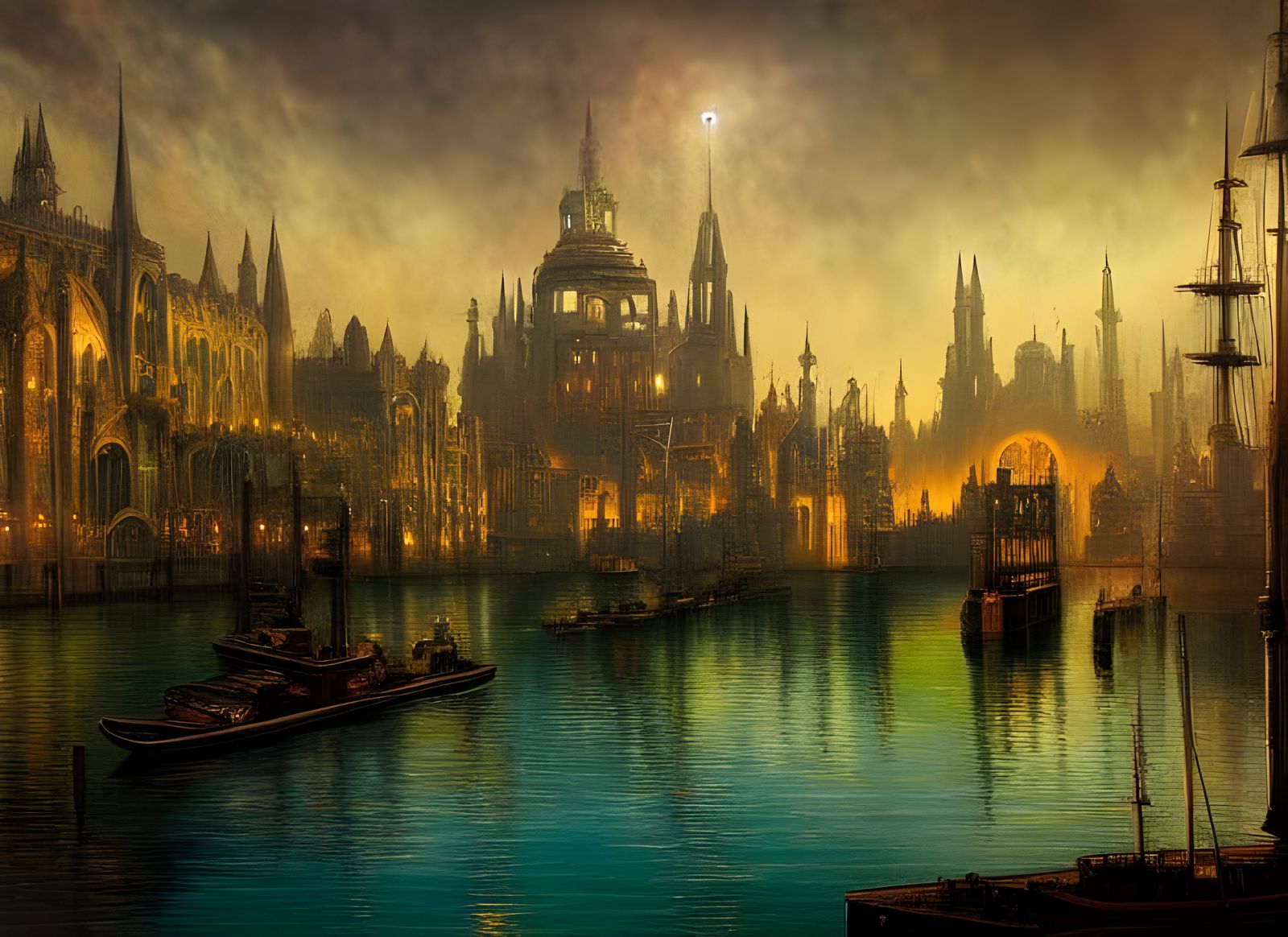 To build a city where it is impossible to build a city is madness in itself, but to build there one of the most elegant ...