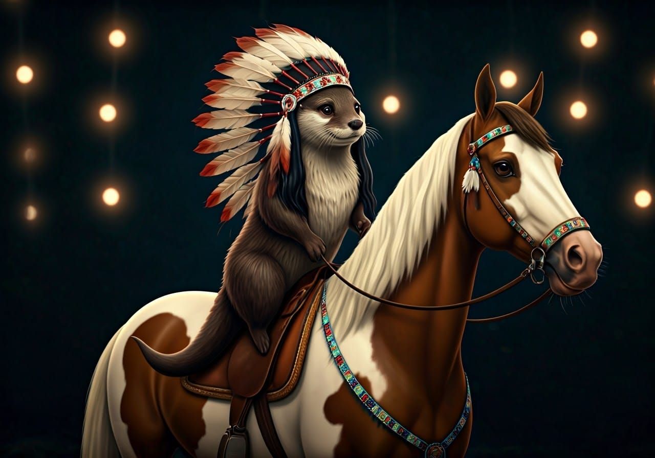 Cartoon Otter Cher in Half-Breed Music Video