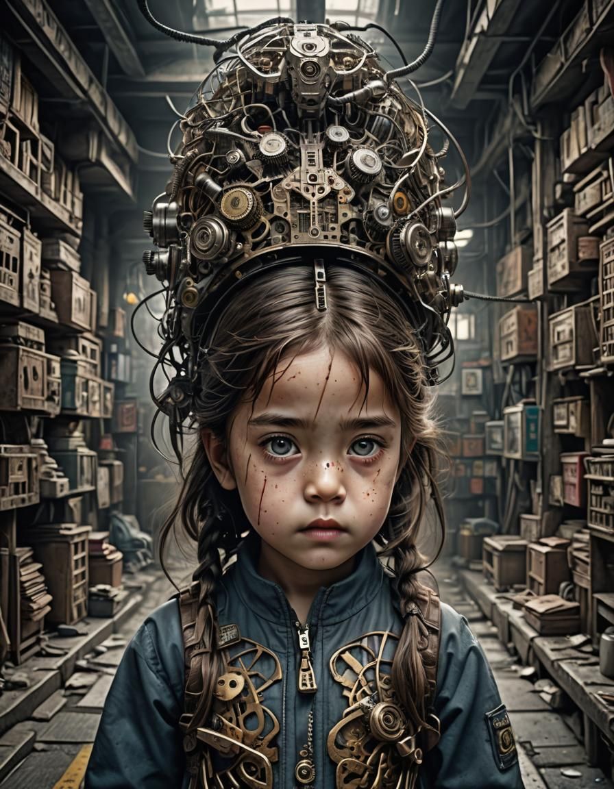 Brainwashing a New Generation: Hyperrealistic Image