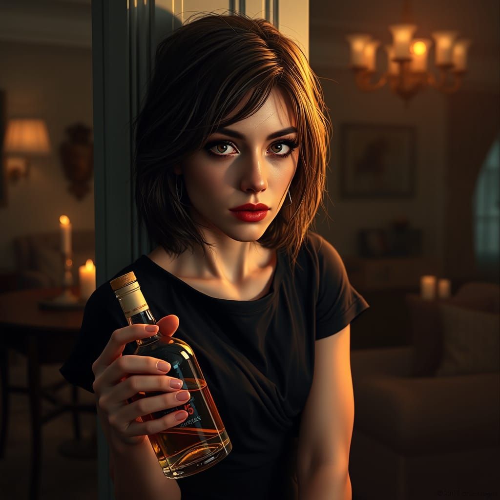 Seductive Despair in a Warm Evening Light